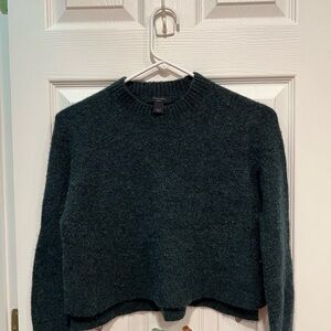 All Saints Forest Green Women's Crew Neck Sweater